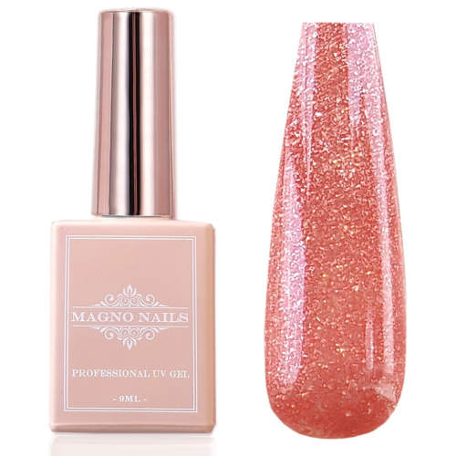 Preview: Crystal Glitter Gel - UV Gel - 4809 - Carmine